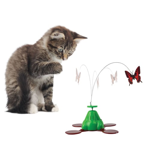 Pet zone fly by spinner interactive cat outlet toy